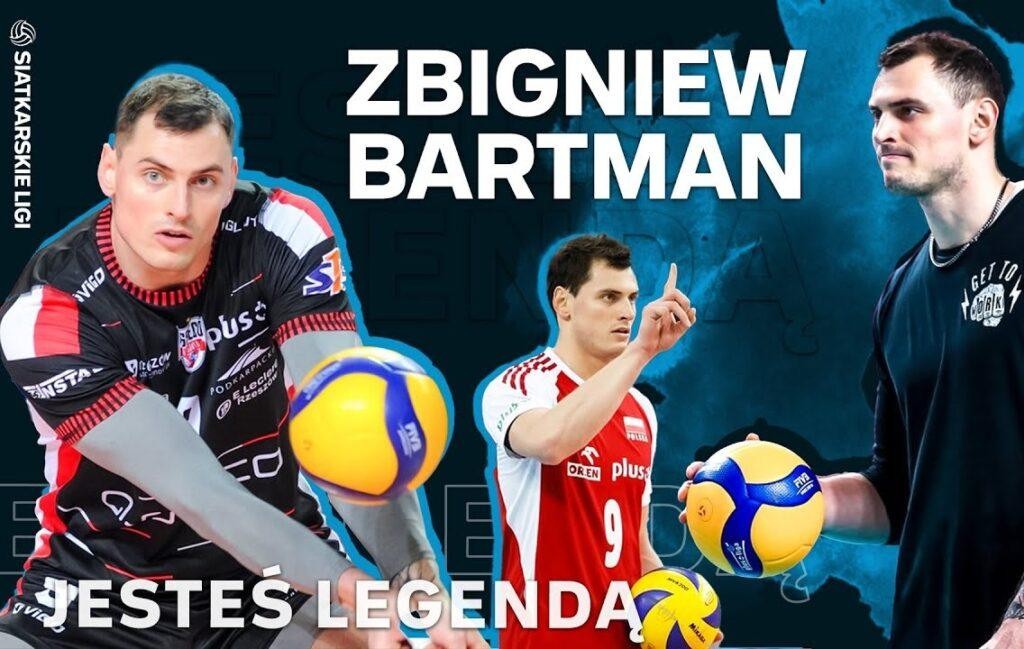 Zbigniew Bartman z zaciętym wyrazem twarzy, w stroju sportów walki, z rozmytym tłem oktagonu, ukazujący jego determinację przed walką.